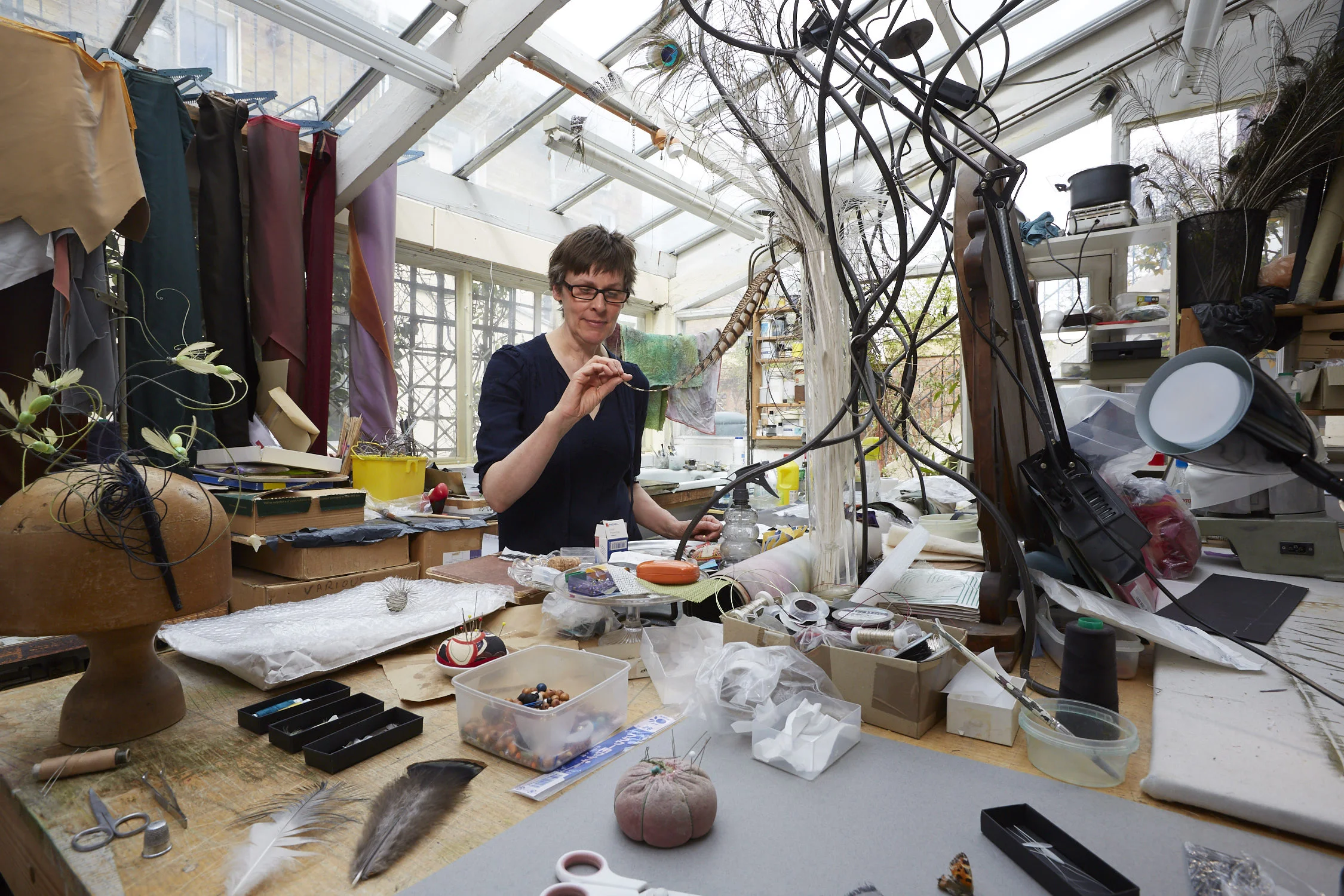 Portraits of artists by Nick Dolding