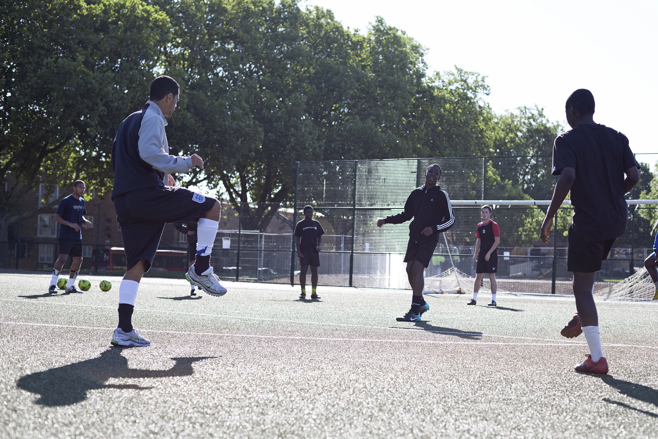 Kids football photography by Nick Dolding