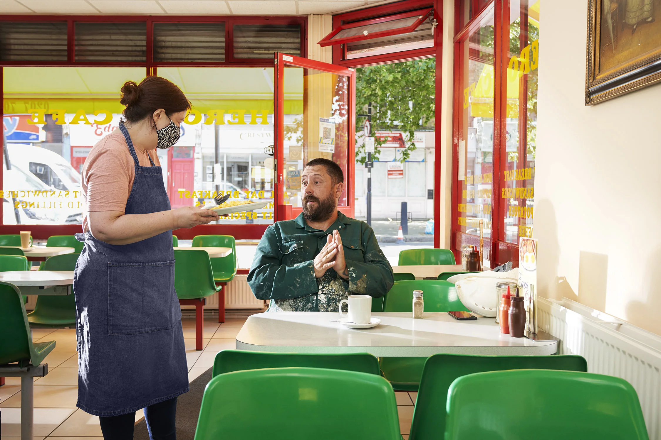 NHS Covid greasy spoon breakfast