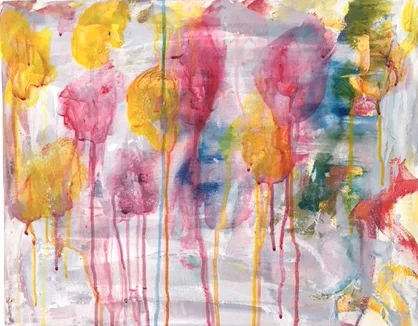 Pink _Acrylic on canvas (50x40 cm)
