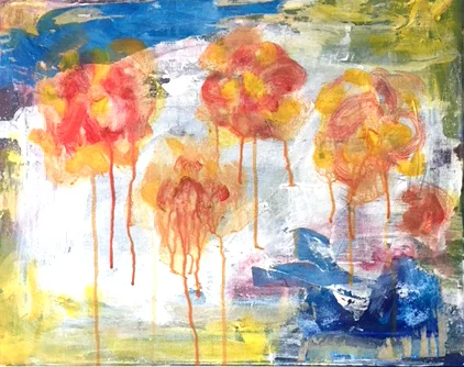 Yellow _Acrylic on canvas (50x40 cm)