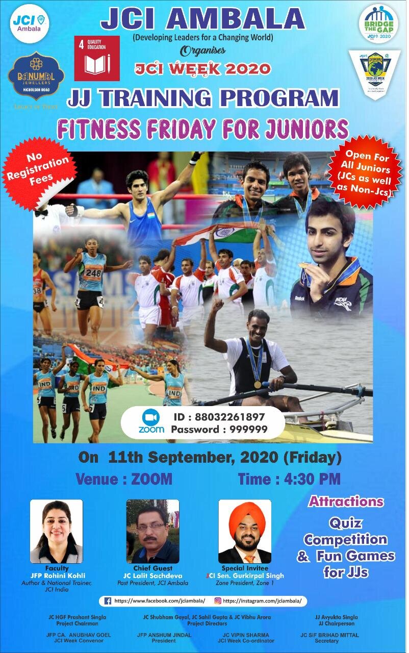 Fitness Friday - Program on Sports &amp; Fitness for children 
