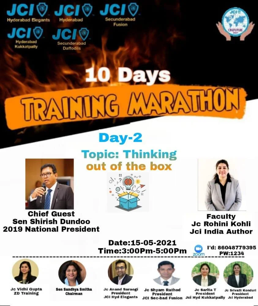 Thinking out of the Box - Zone 12 (Hyderabad &amp; Secunderabad) JCI India