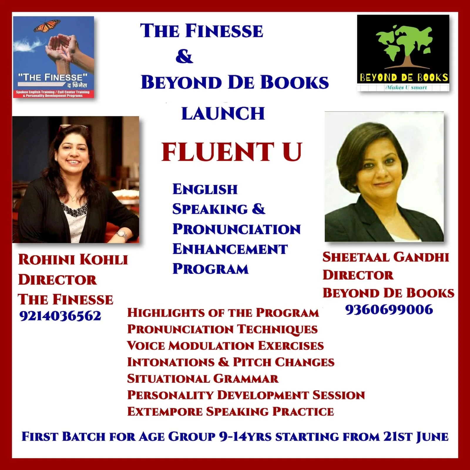 FLUENT U - English Speaking &amp; Pronunciation Enhancement Program for Kids
