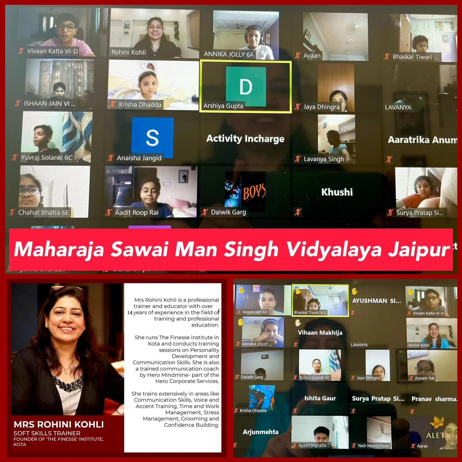 English Enhancement Program at Maharaja Sawai Man Singh Vidhyala (MSMSV) Jaipur