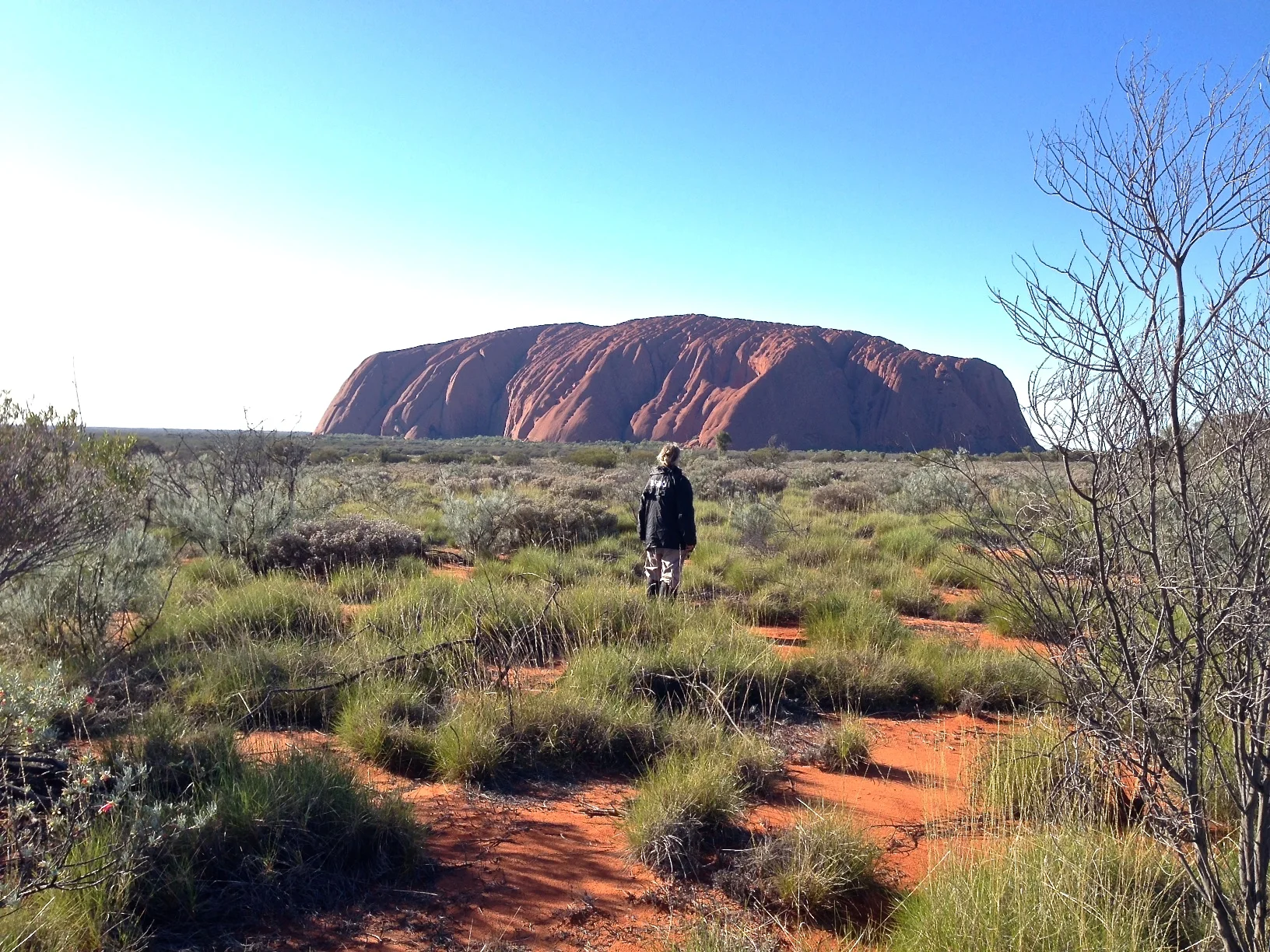 Lynn near Uluru