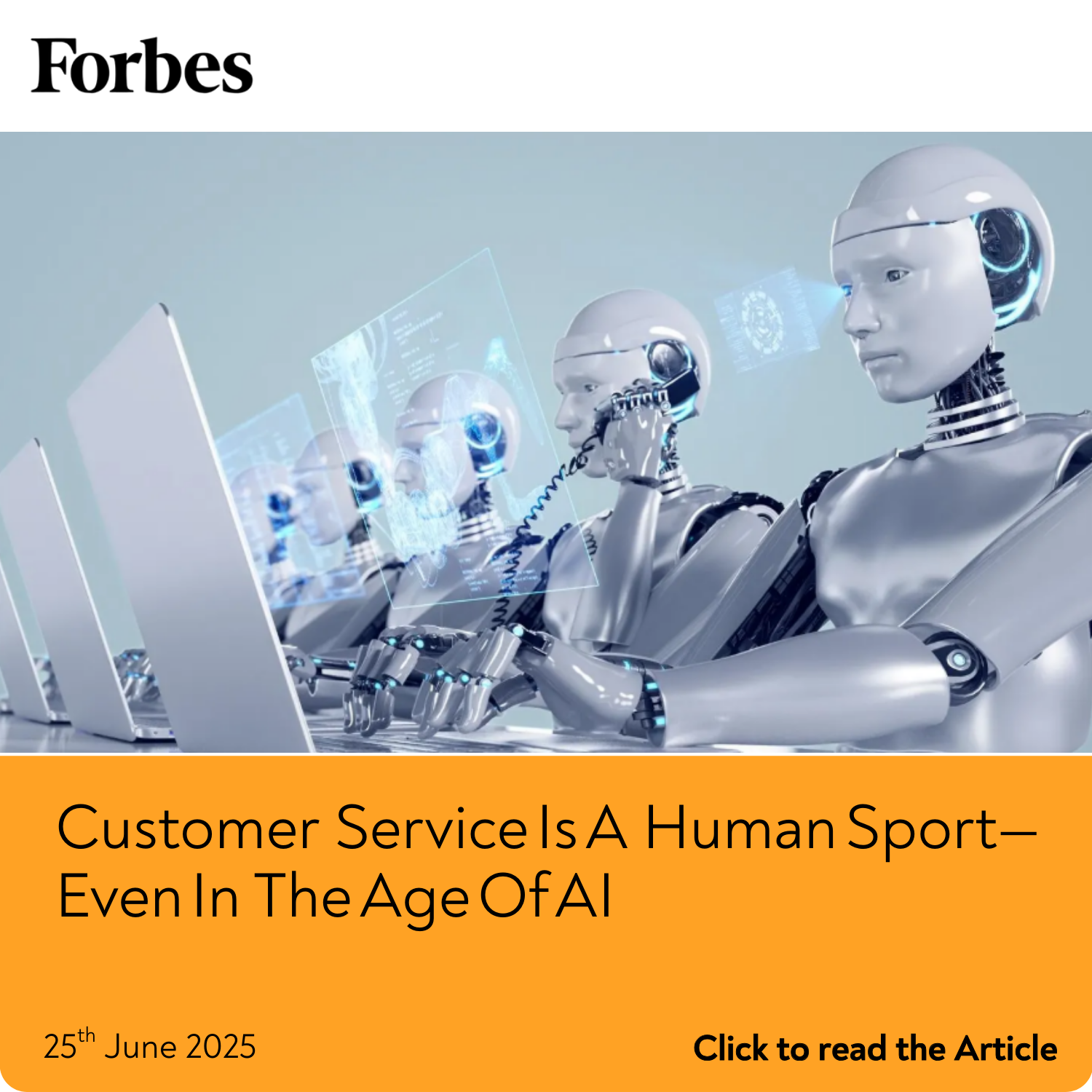 Customer Service Is A Human Sport—Even In The Age Of AI