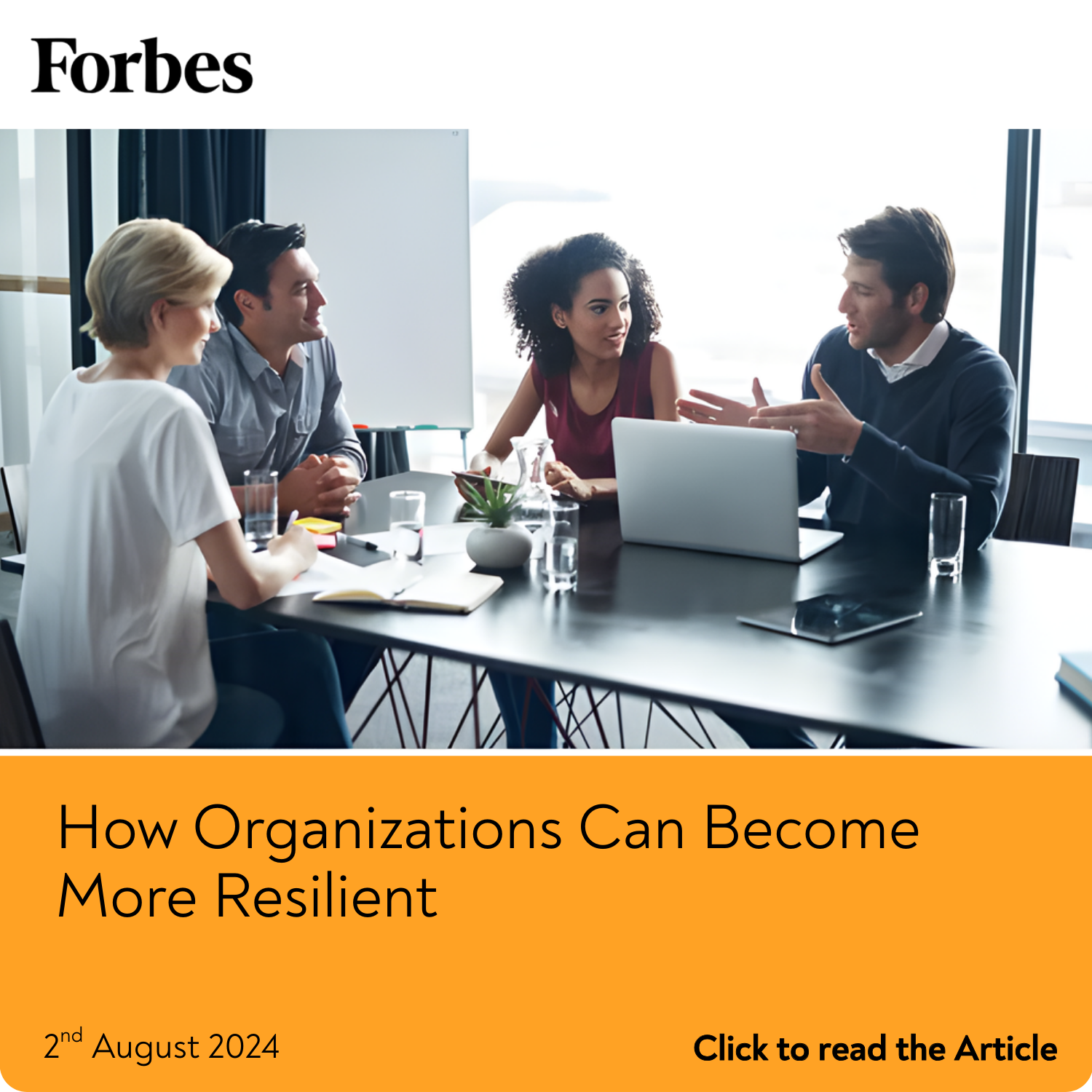 How Organizations Can Become  More Resilient