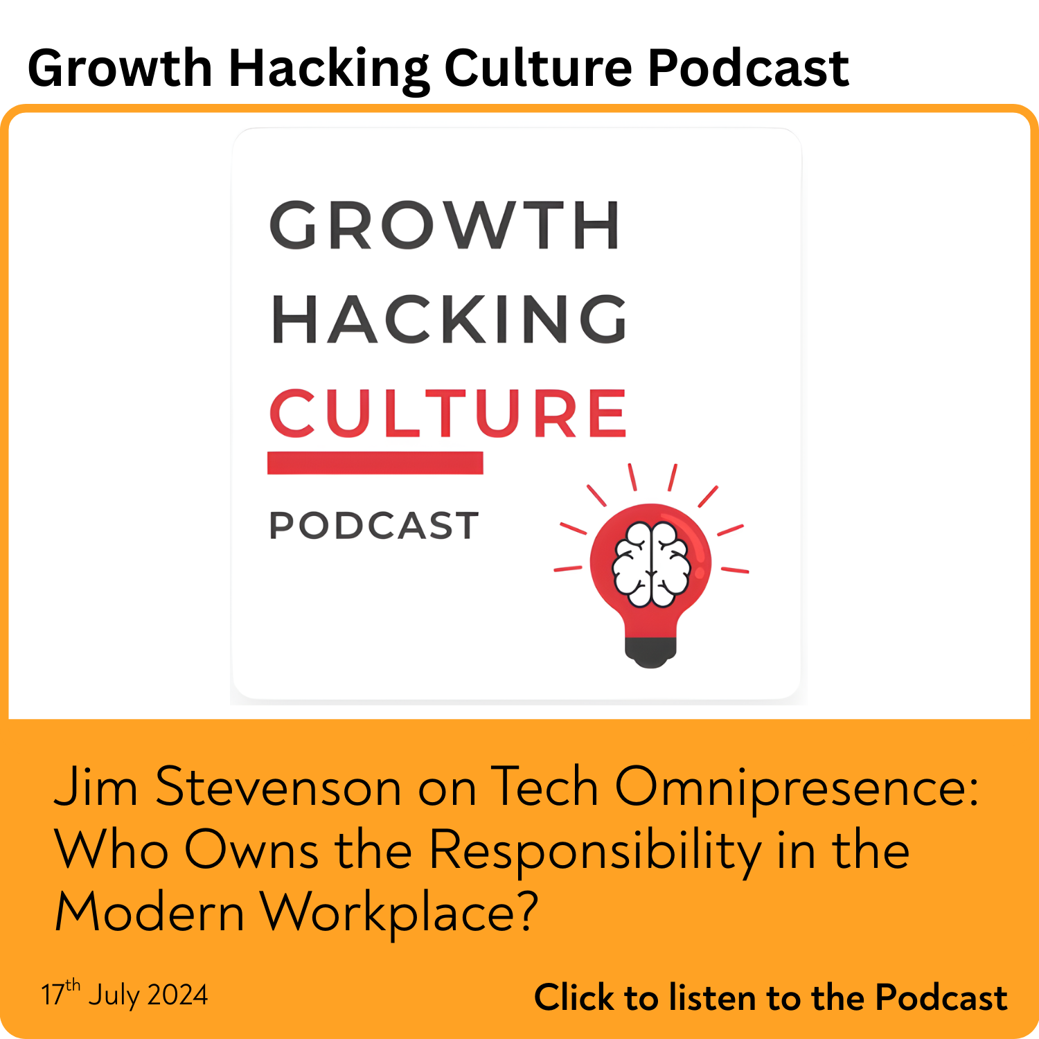 Jim Stevenson on Tech Omnipresence: Who Owns the Responsibility in the Modern Workplace?