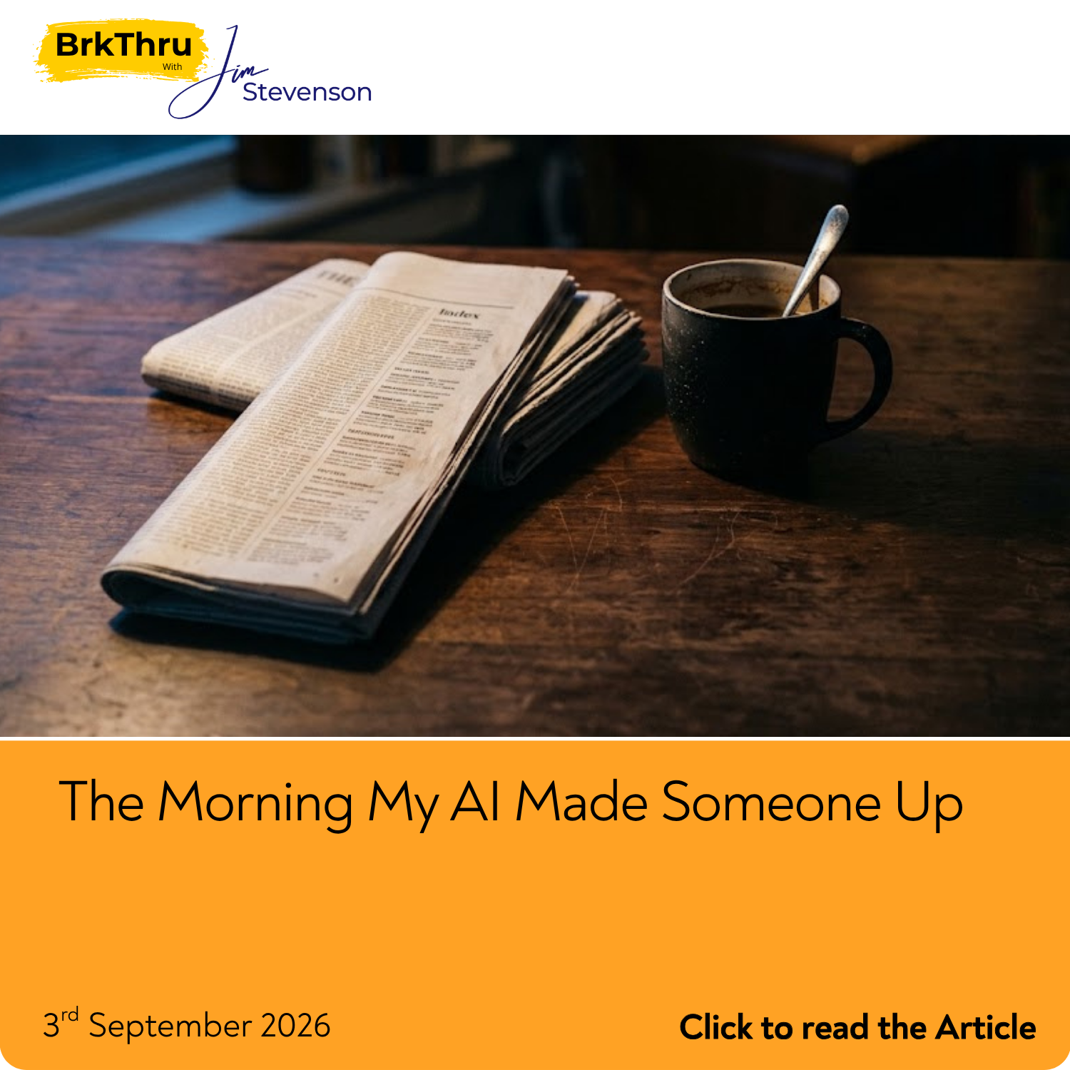 The Morning My AI Made Someone Up