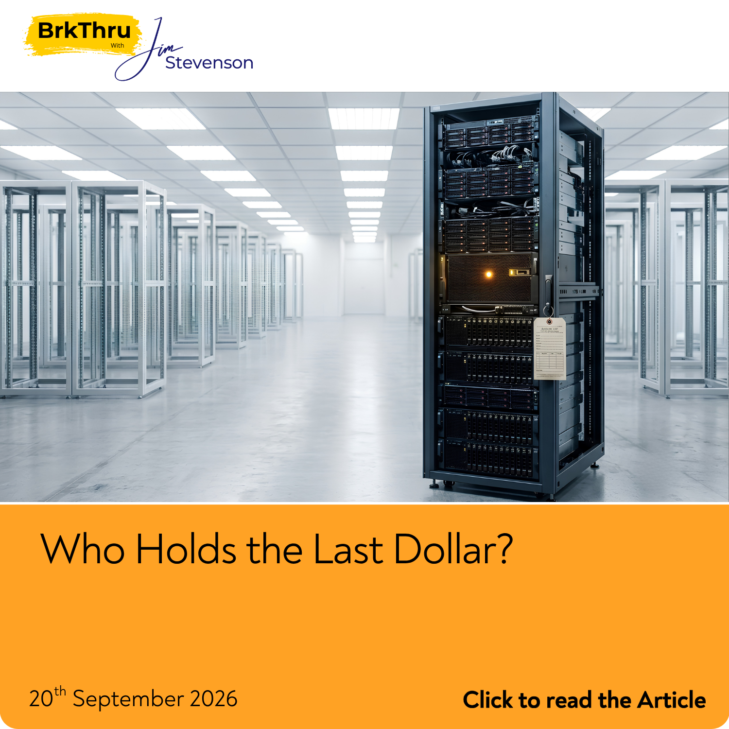 Who Holds the Last Dollar?