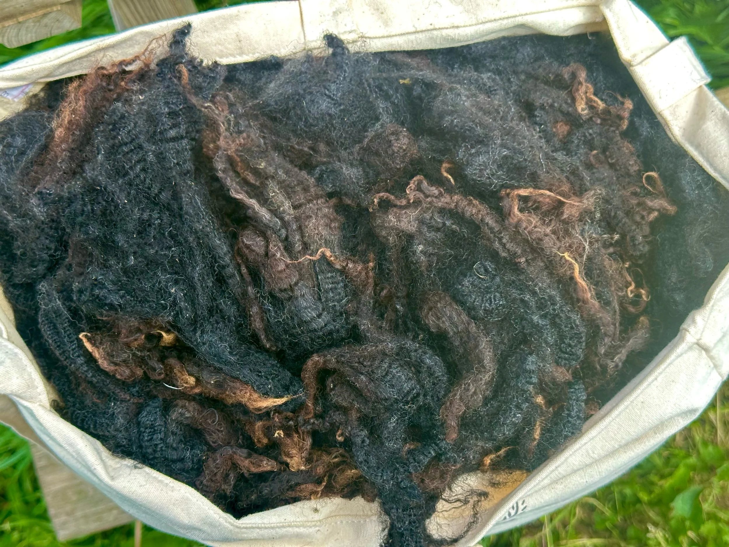 Extra Long Dark Lustre Shearling Fleece