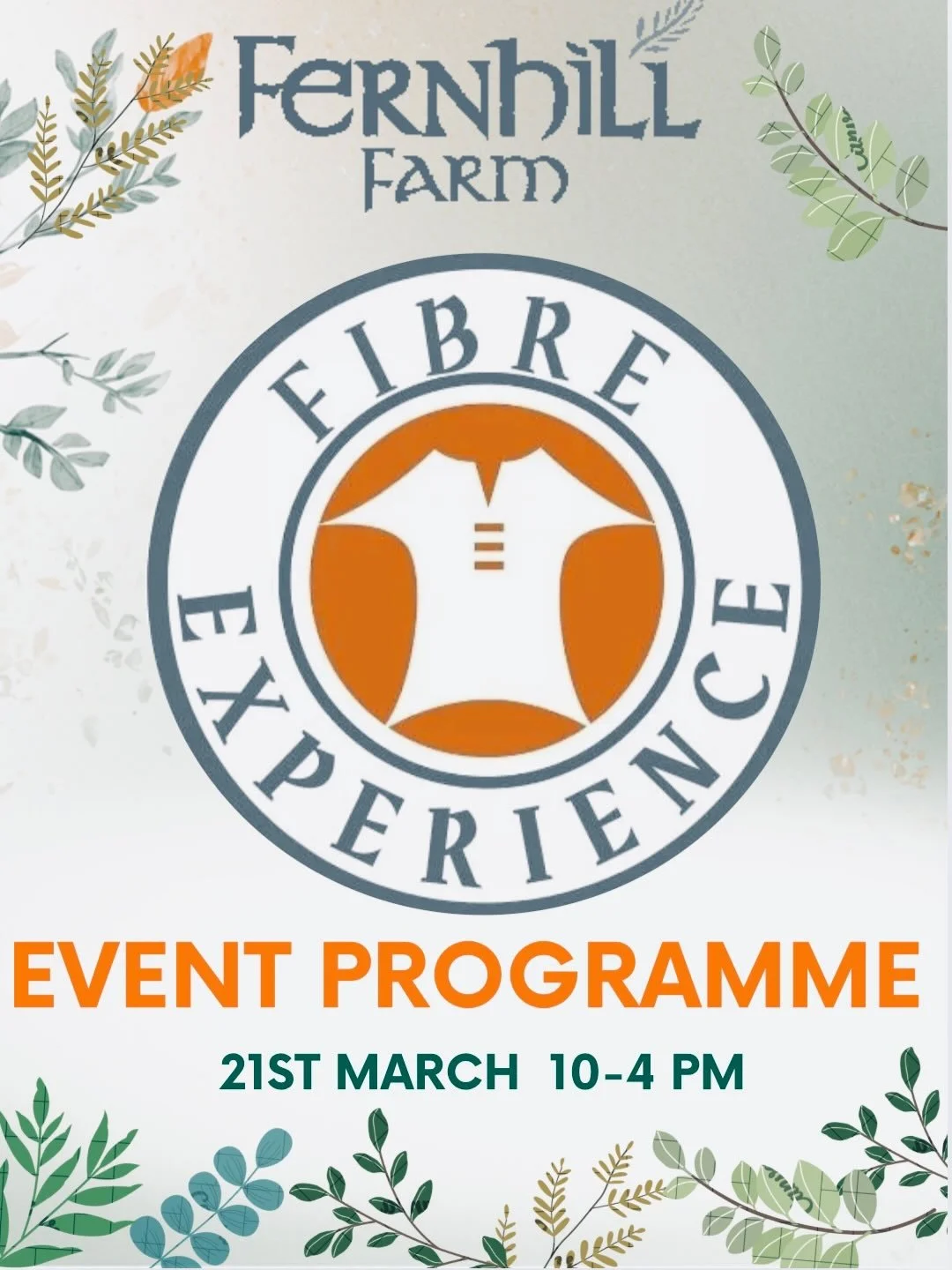 *****Fibre Experience Event Programme*****
If you are heading to our farm this Saturday, these are many of the amazing things we are working on offering you throughout the day ... and it's with the greatest of pleasure that we can say THANK YOU to al
