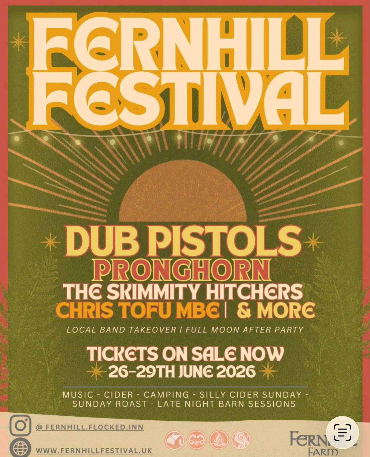 Summer @ Fernhill Farm
Announcing our Fernhill Festival

All started with a fallow Glastonbury year, on Kyle&rsquo;s 21st Birthday, with Jen gate-crashing his party ideas to celebrate being 50 years, (as an Aries, have always been lambing on my birth