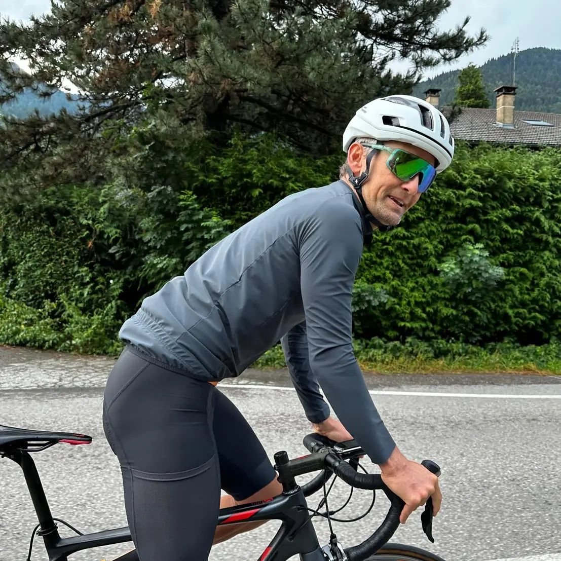 Testing out our new VCT &quot;Aravis&quot; rain jacket. It's been such good weather out here that we have had to wait a bit to do this , it's the stretchyness that I liked most