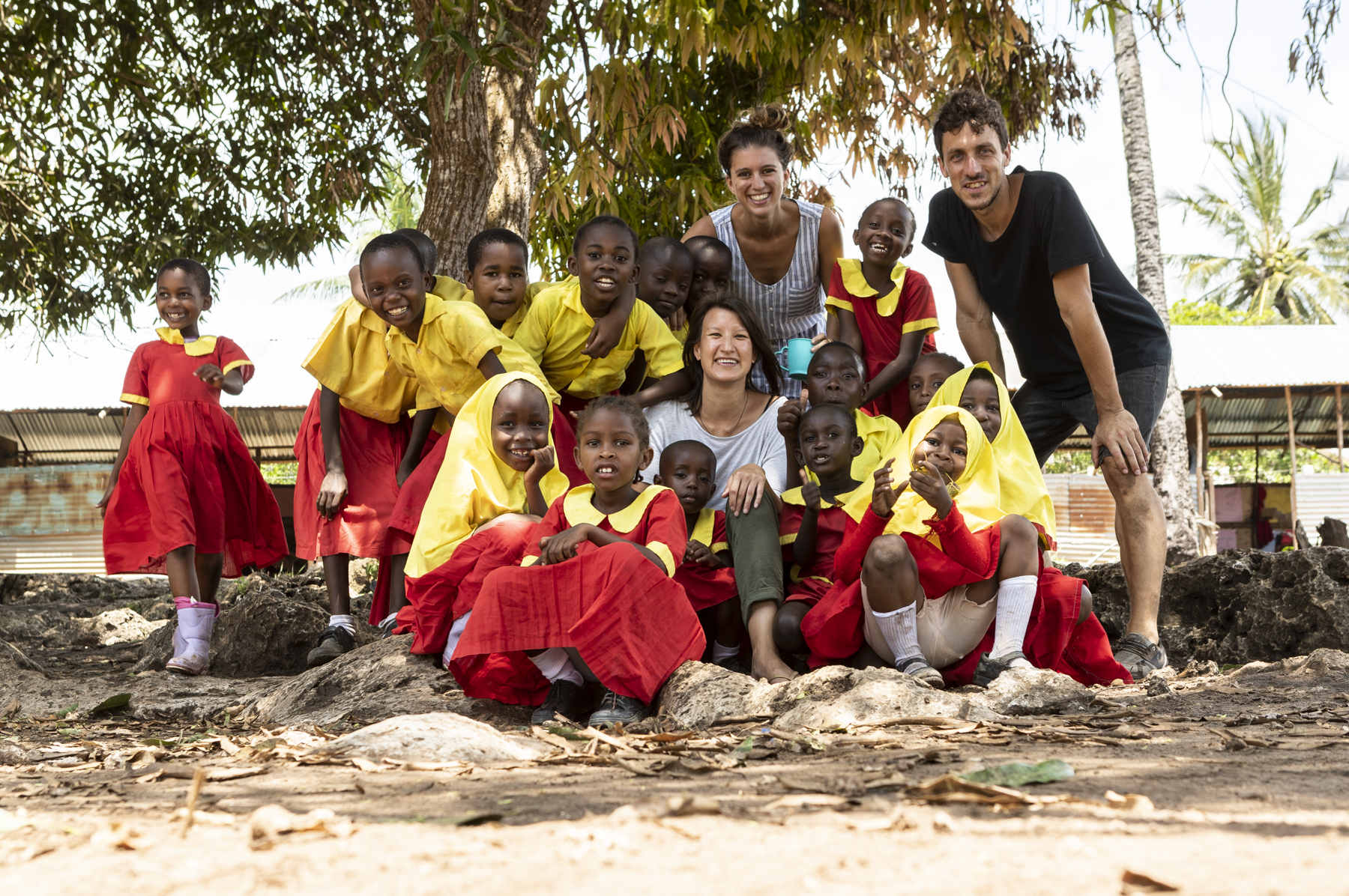 Das Team ekwal beim Besuch der Shine School im Oktober 2018. (Foto: ekwal)