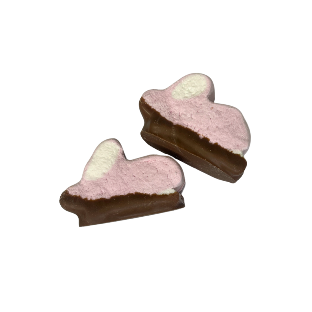 Bunnies in Boots - Rabbit Marshmallows dipped in Milk Chocolate