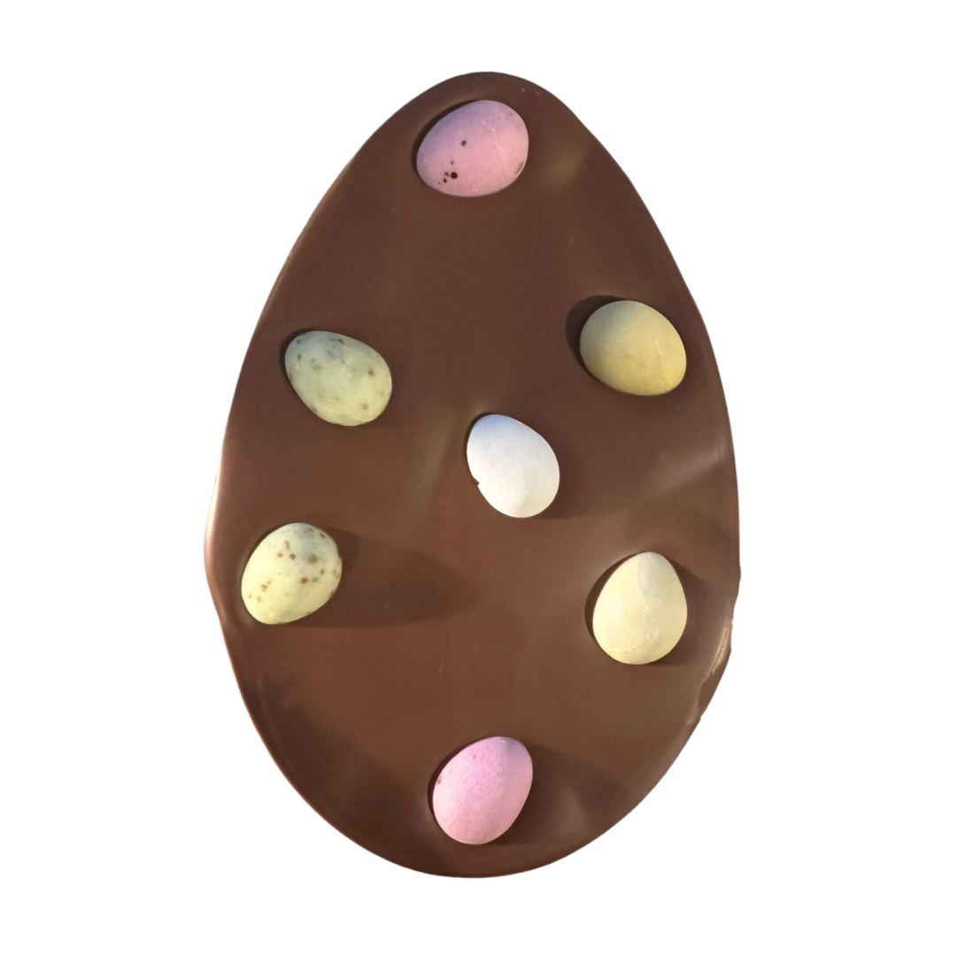 Belgian Milk Chocolate Mini Egg Plaque