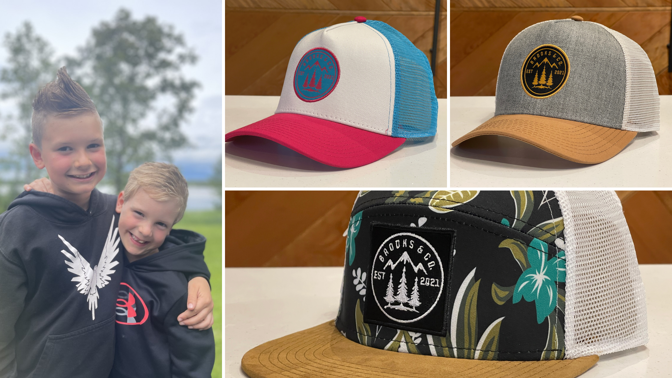 Local Boys Sell Hats for Health Care