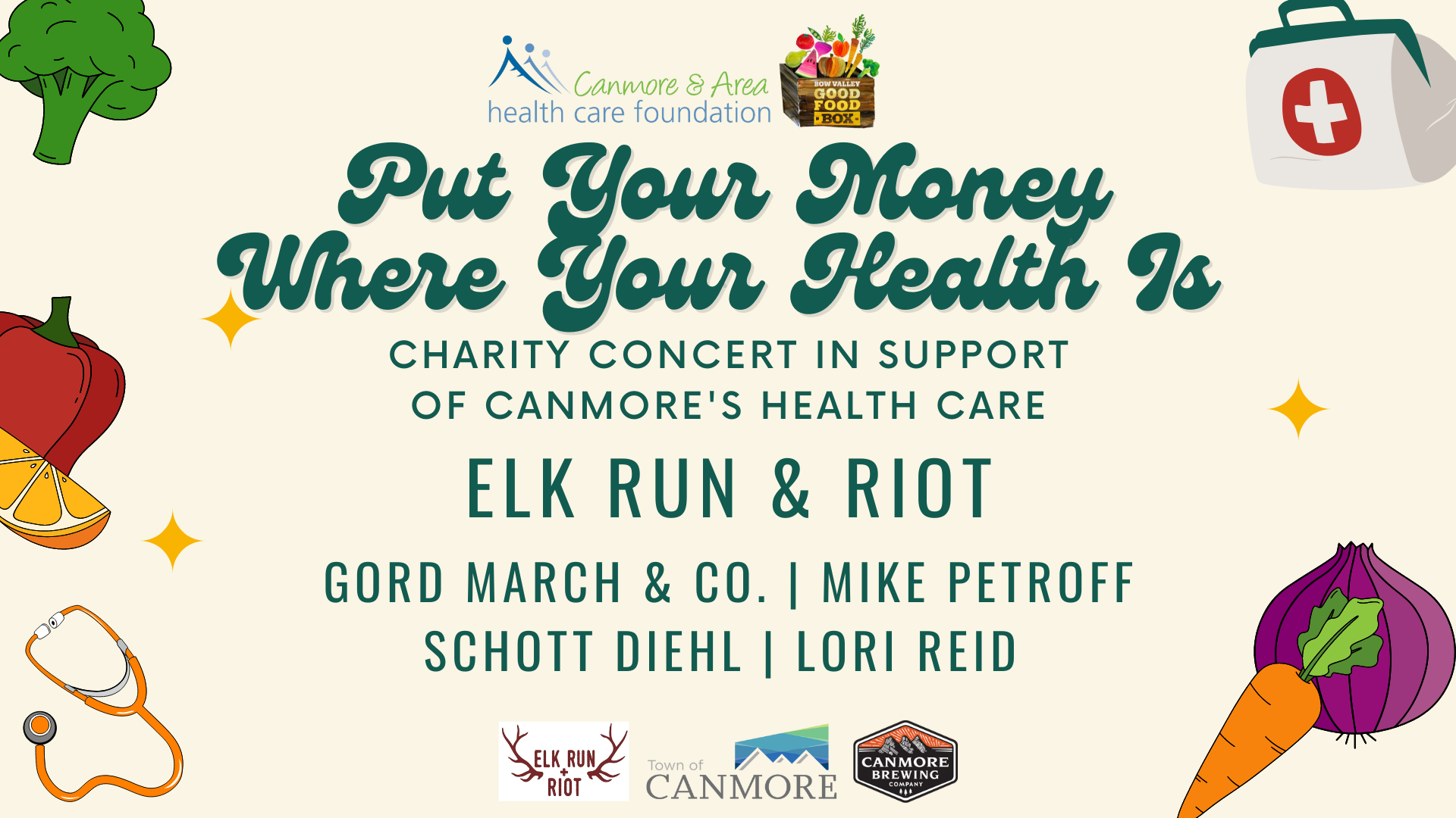 Put Your Money Where Your Health Is - Charity Concert 
