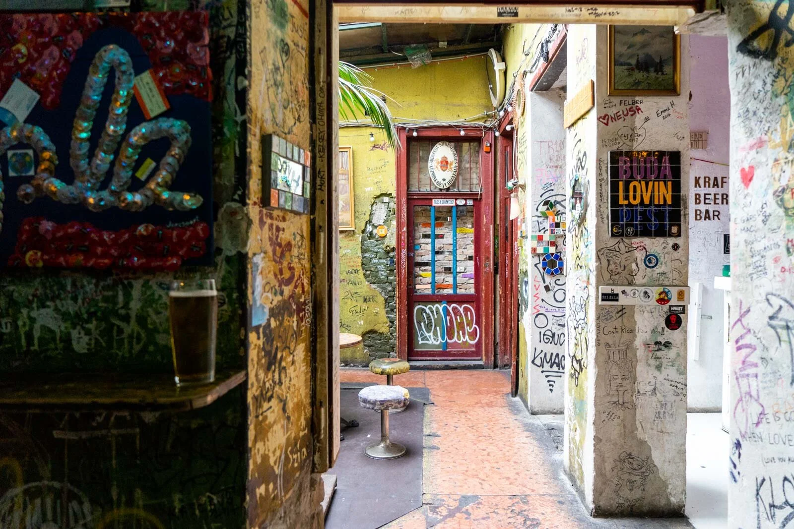The city is rich with courtyards and ruin bars.