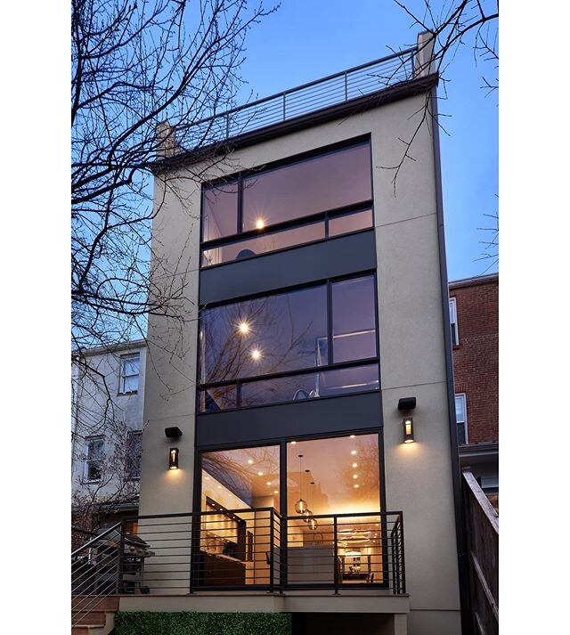 Throw back to a few weeks ago before the city/world shutdown we were able to get some shots of a recently finished project in Logan Circle. Here&rsquo;s one of the new exterior. All done while practicing social distancing with @gregpowers