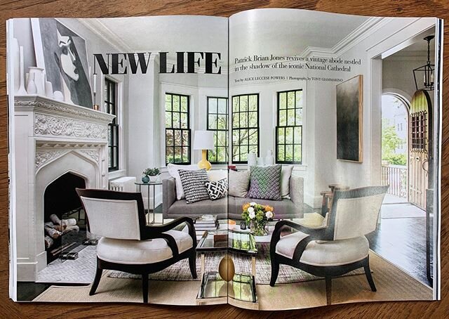 I am excited that one of our recent designs is featured in the late spring issue of @homeanddesigndc - if you can pick up a copy please do but otherwise check out the online version: https://www.homeanddesign.com/2020/04/16/new-life