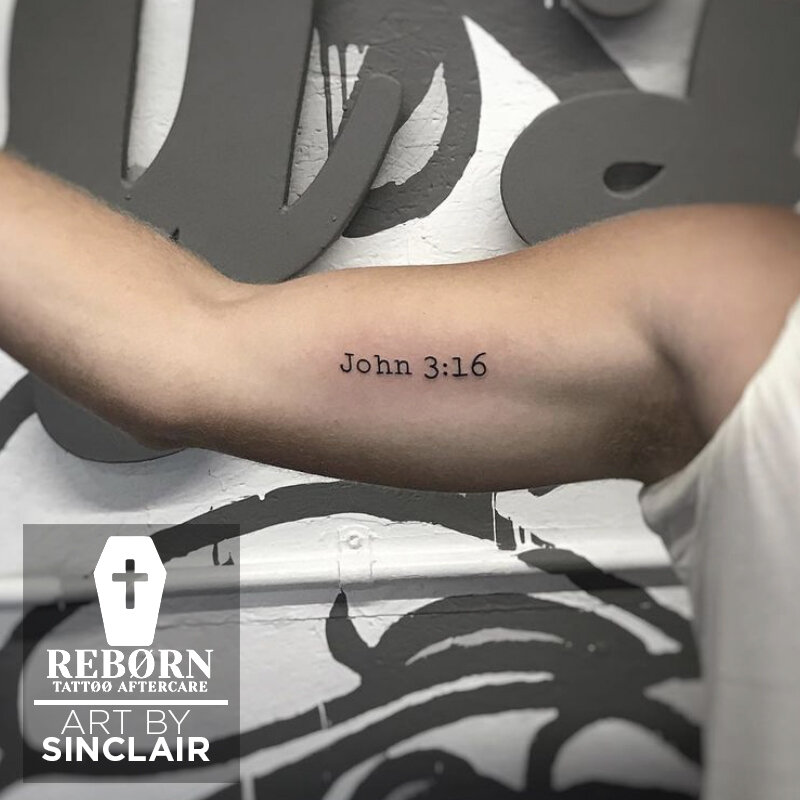 cross tattoo with john 3 16  wwwhouseofgreekca