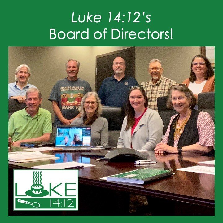 Luke 14:12&rsquo;s board of directors has been hard at work every week! Each one of these faces represents talents, experience and passion for @luke1412nashville&rsquo;s mission as we look toward the future! Thanks to each of you for your tireless co