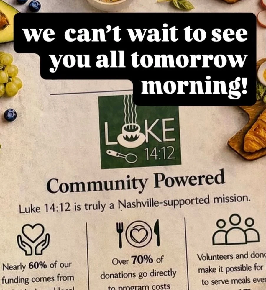 Luke 14:12 Rooftop Fundraiser! Tomorrow May 4th 7:00-9:30am