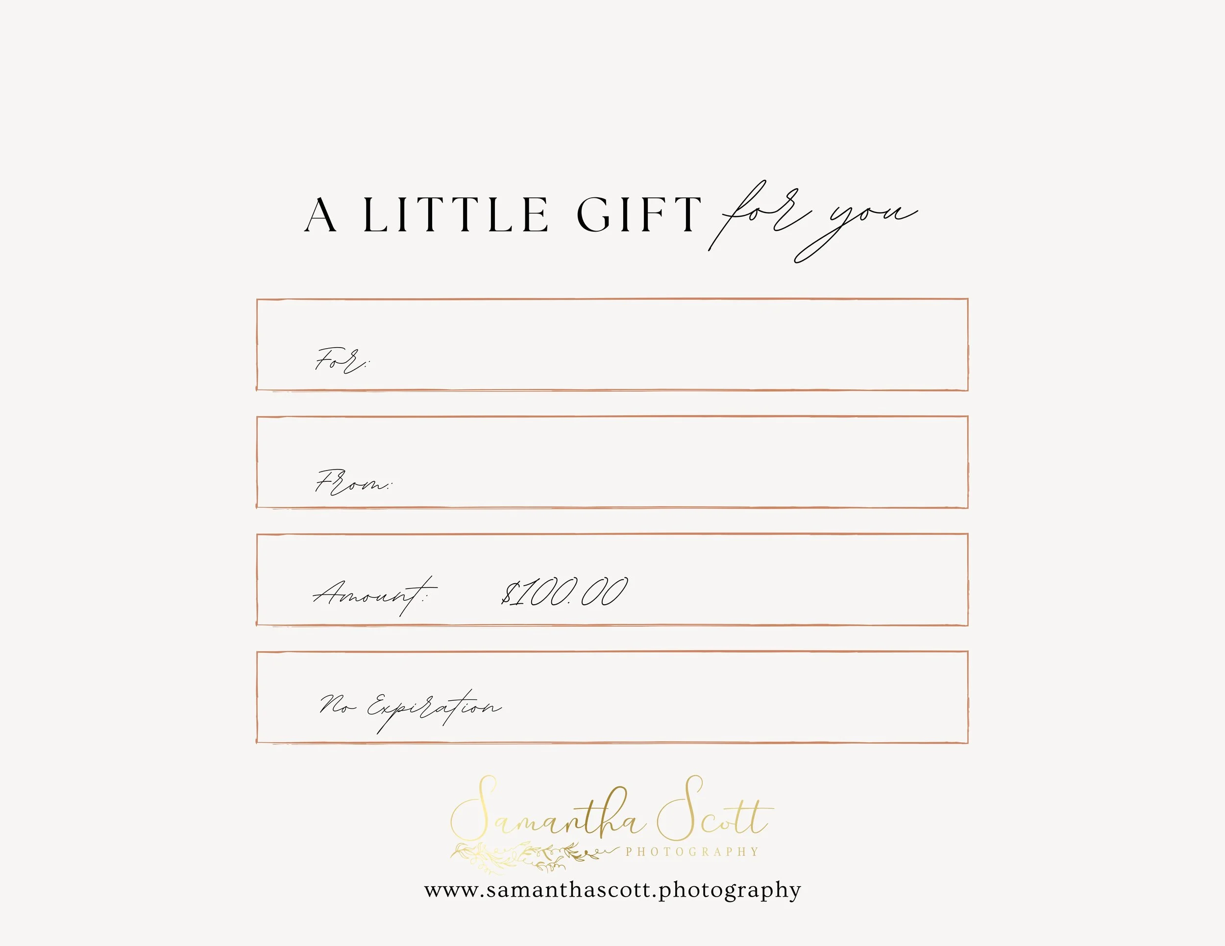 Gift Certificate