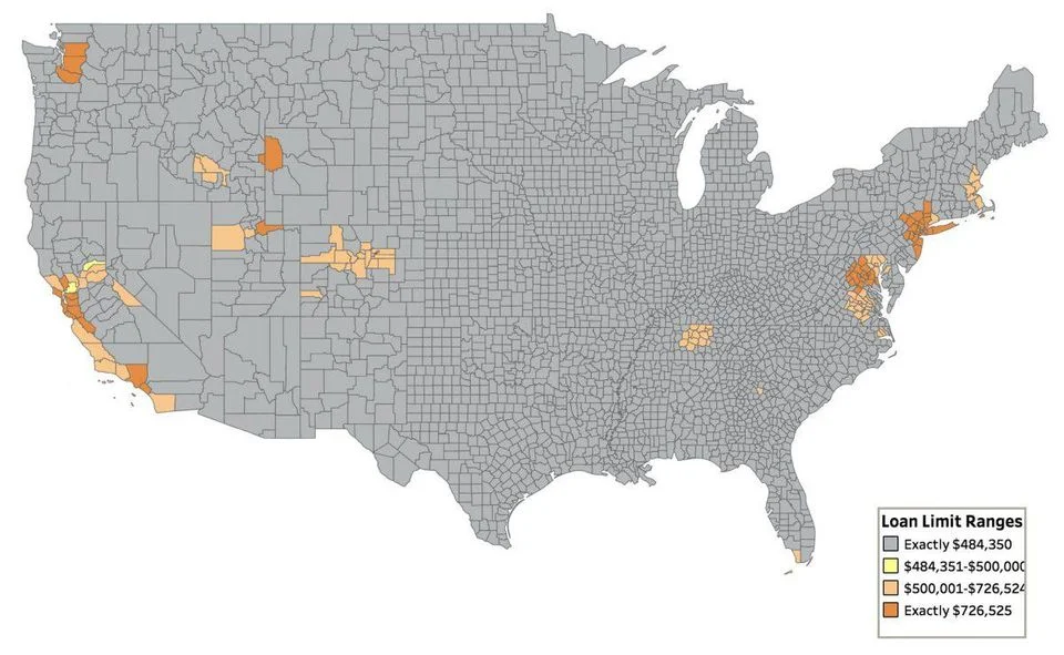 Conforming Loan Limits by County for 2019 FEDERAL HOUSING FINANCE AGENCY