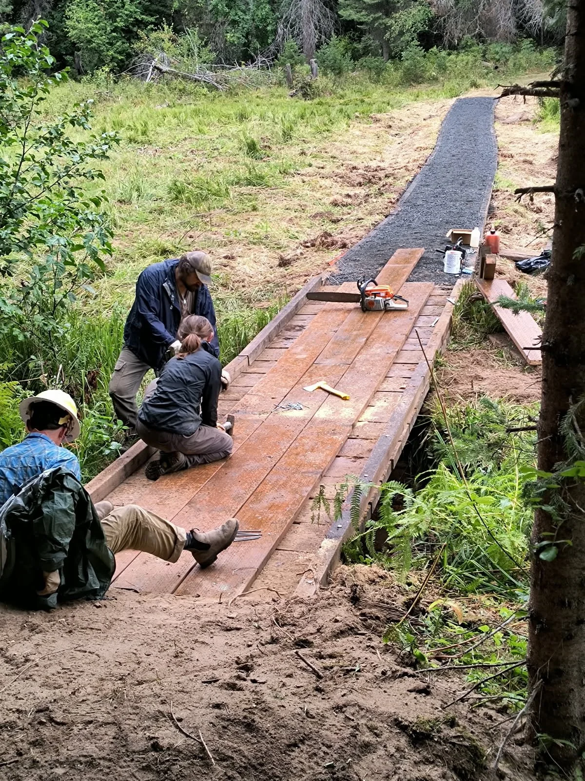 working on puncheon.JPG