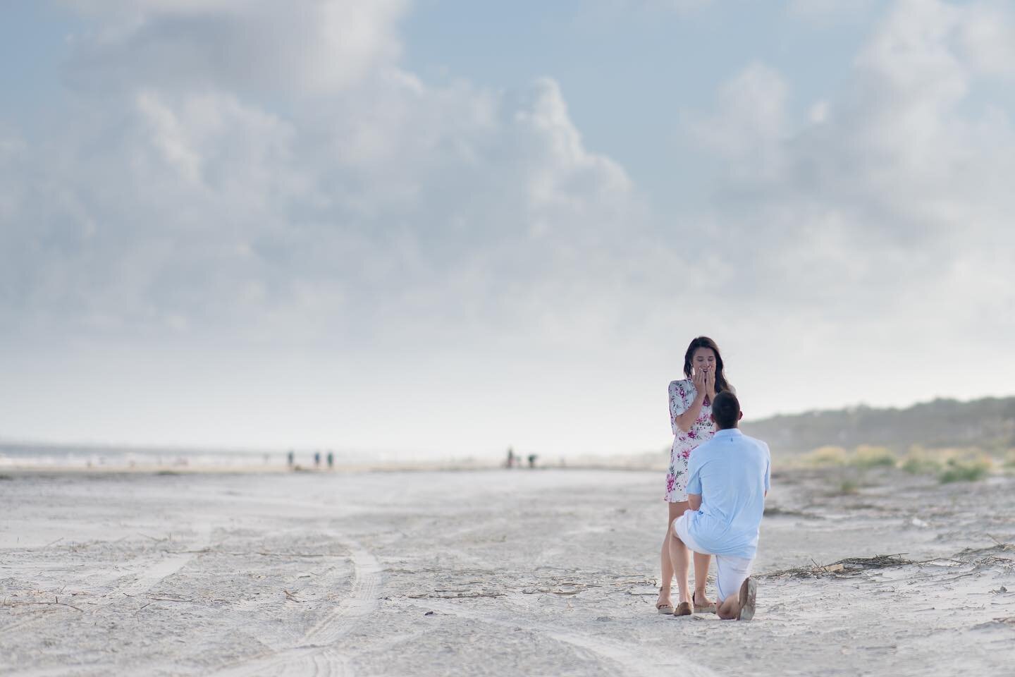 Love being sneaky and being a part of someone&rsquo;s special moment. Good job @treyhart23 #hebenttheknee #shesaidyes #supriseengagement #soontobenewlyweds #congratulations #engagementphotos #hiltonheadisland #hiltonheadphotographer #lowcountryweddin