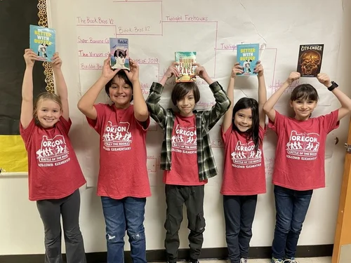 Holcomb Elementary Battle of the Books team