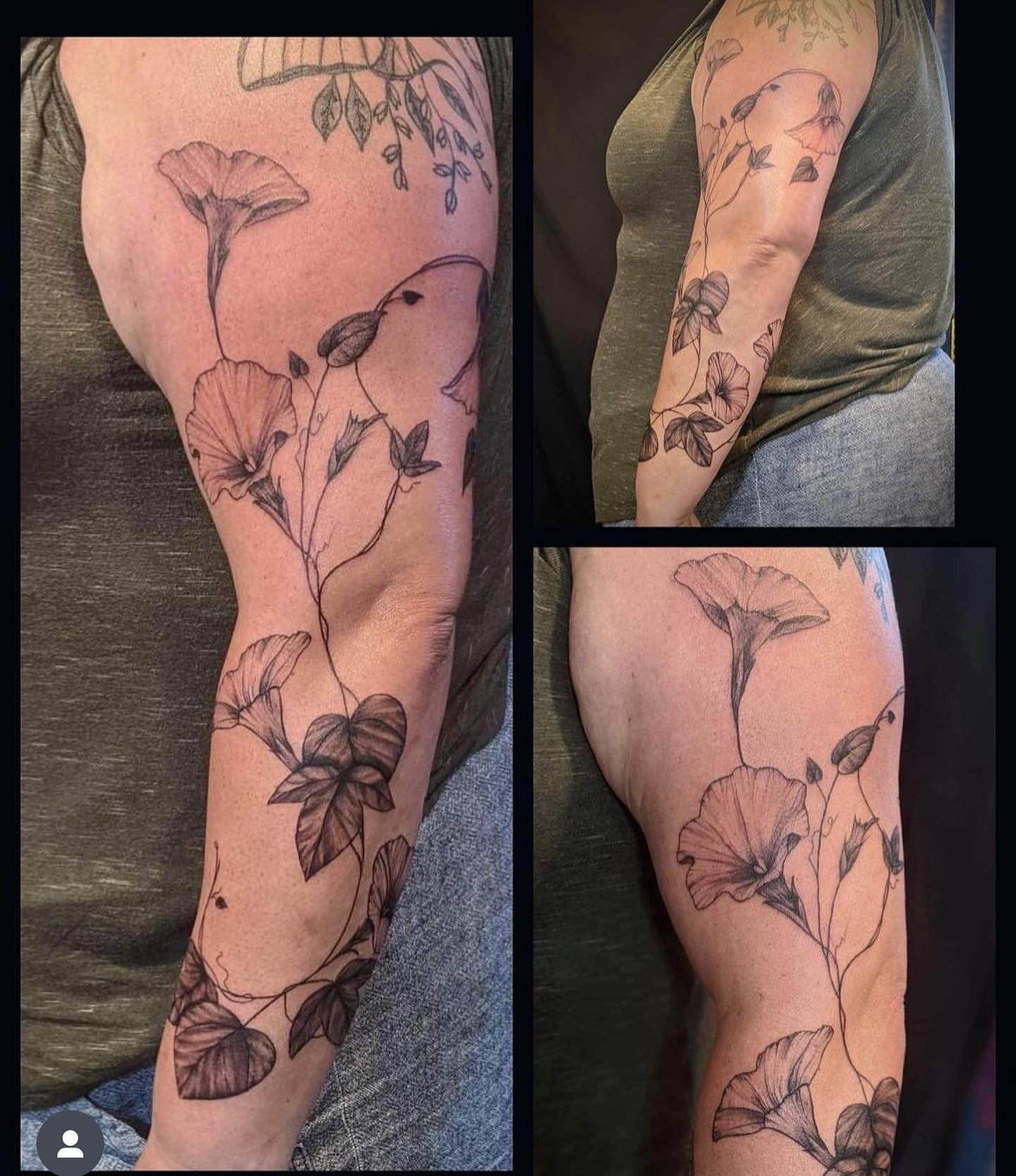 By Becca @becca.ink
&bull;
Elegant, quality, unique, one of a kind Floral&hellip;.healed beautifully&hellip;.
&bull;
Appointments available monthly!
&bull;
Call or email to book with Becca
&bull;
&bull;
&bull;
#worldfamousmonkeyhousecustoms #inked #t