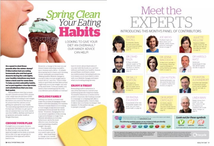 Spring clean your eating habits.