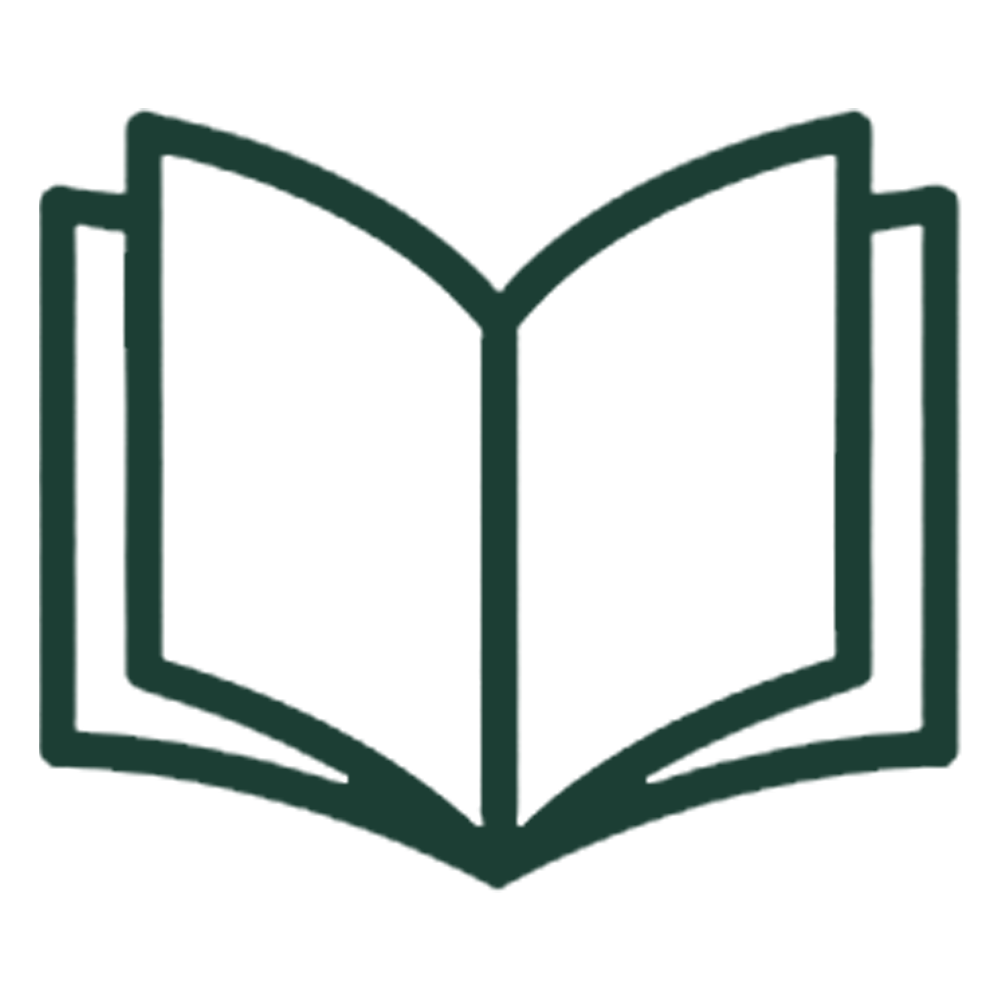 An icon of an open book.