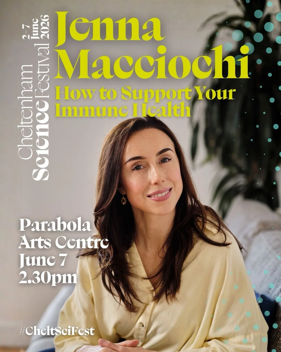 Immunology has given us an incredible gift: the ability to understand how we stay well, not just react when we&rsquo;re unwell.

On June 7th at Cheltenham Science Festival @cheltfestivals I&rsquo;ll be exploring what it really means to support your i