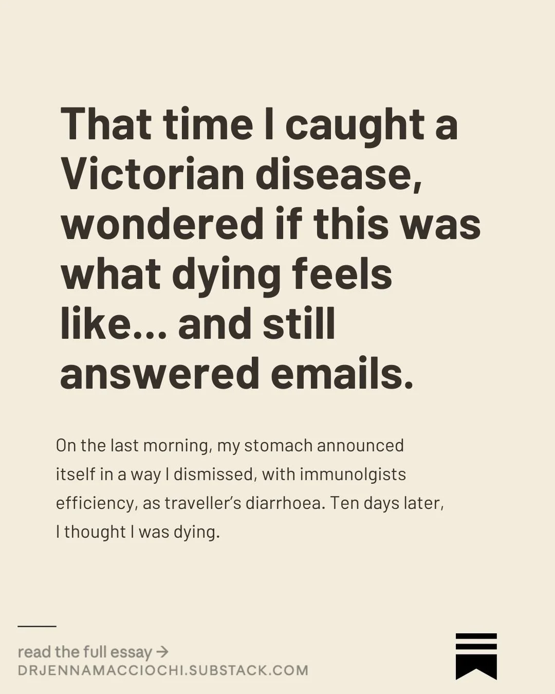 Recent writings (and learnings) over my @substack 
🔗 head to the link in bio
Or read at 
Drjennamacciochi.substack.com