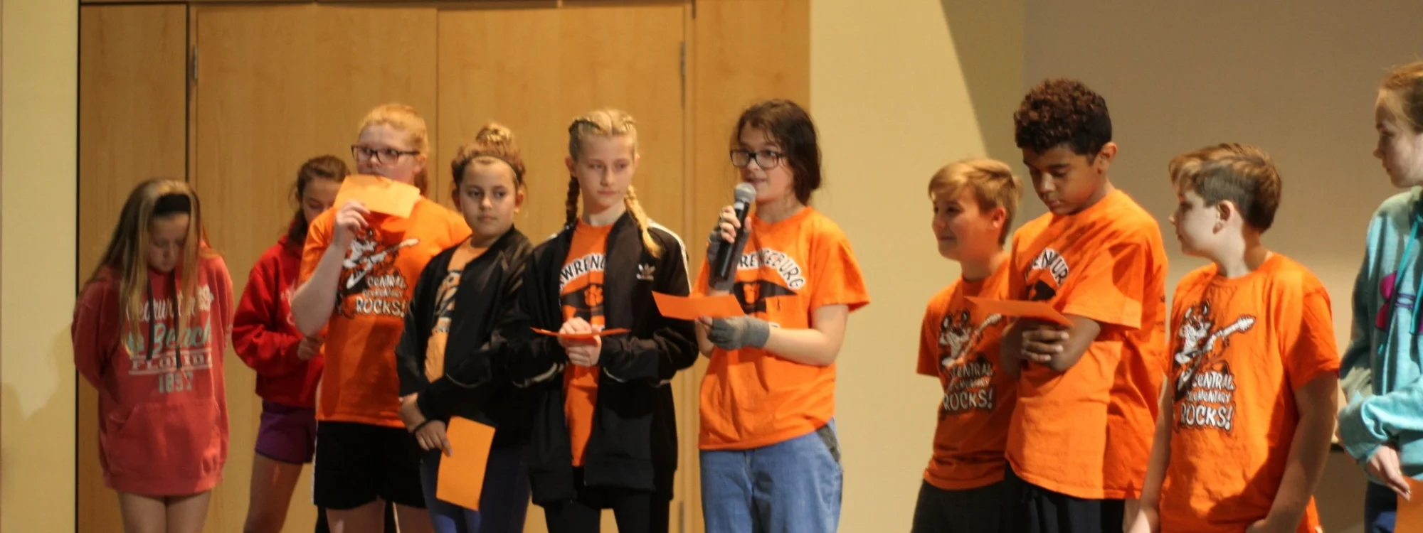 Students report on their businesses and profits