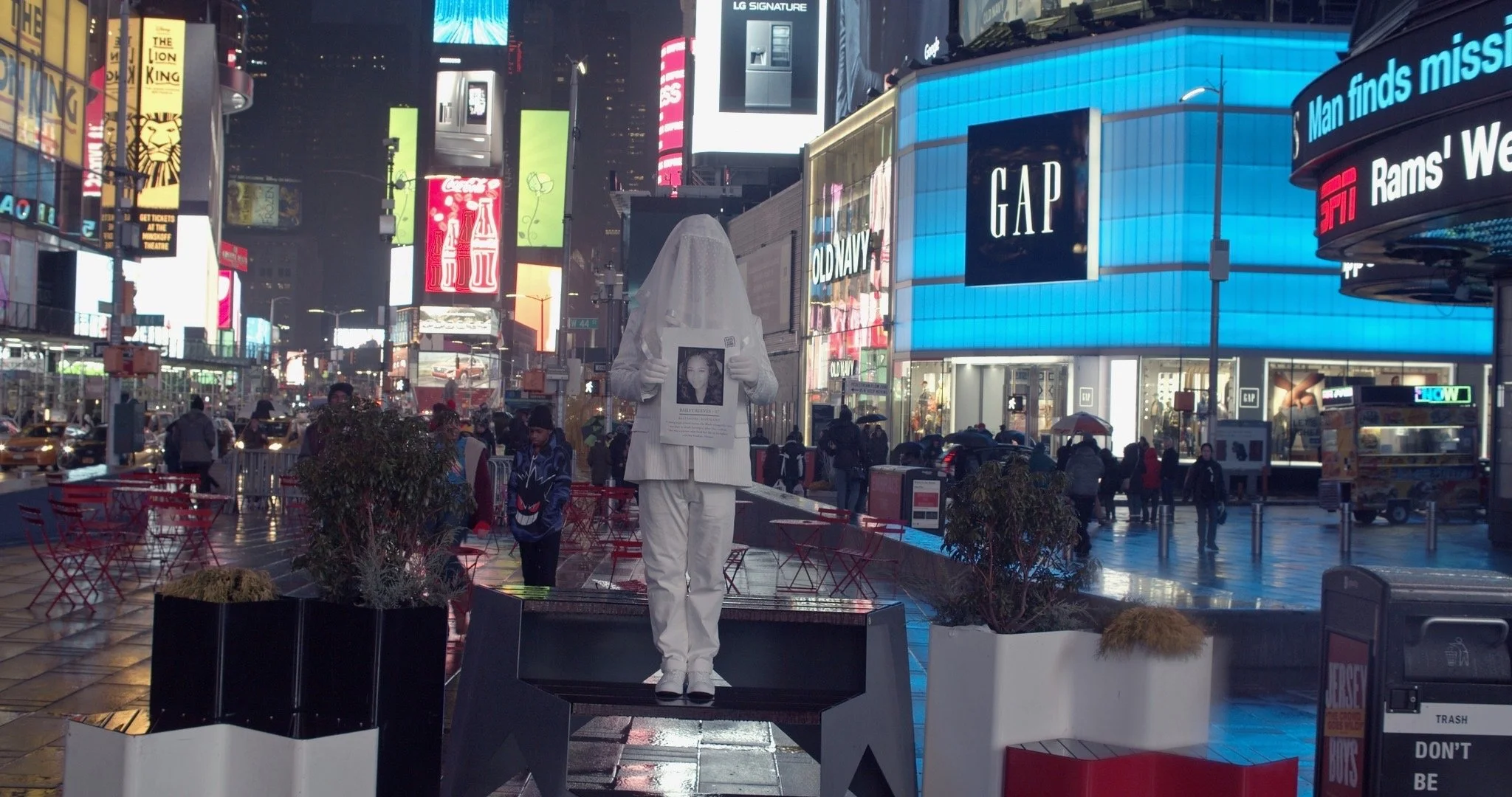 Sylvan at Gays Against Guns vigil in Times Square (2020) Photo by Photo by Paul Rowley.