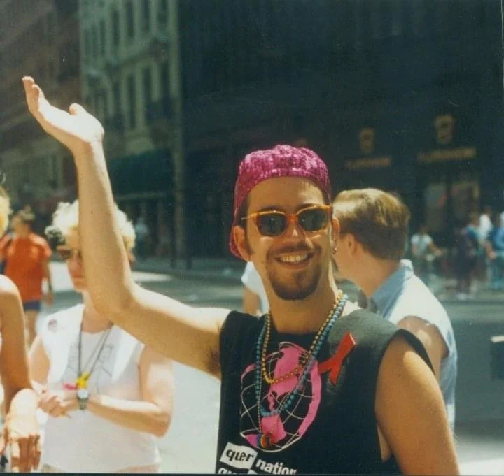 Sylvan's first Pride March with Queer Nation, NYC (1992)