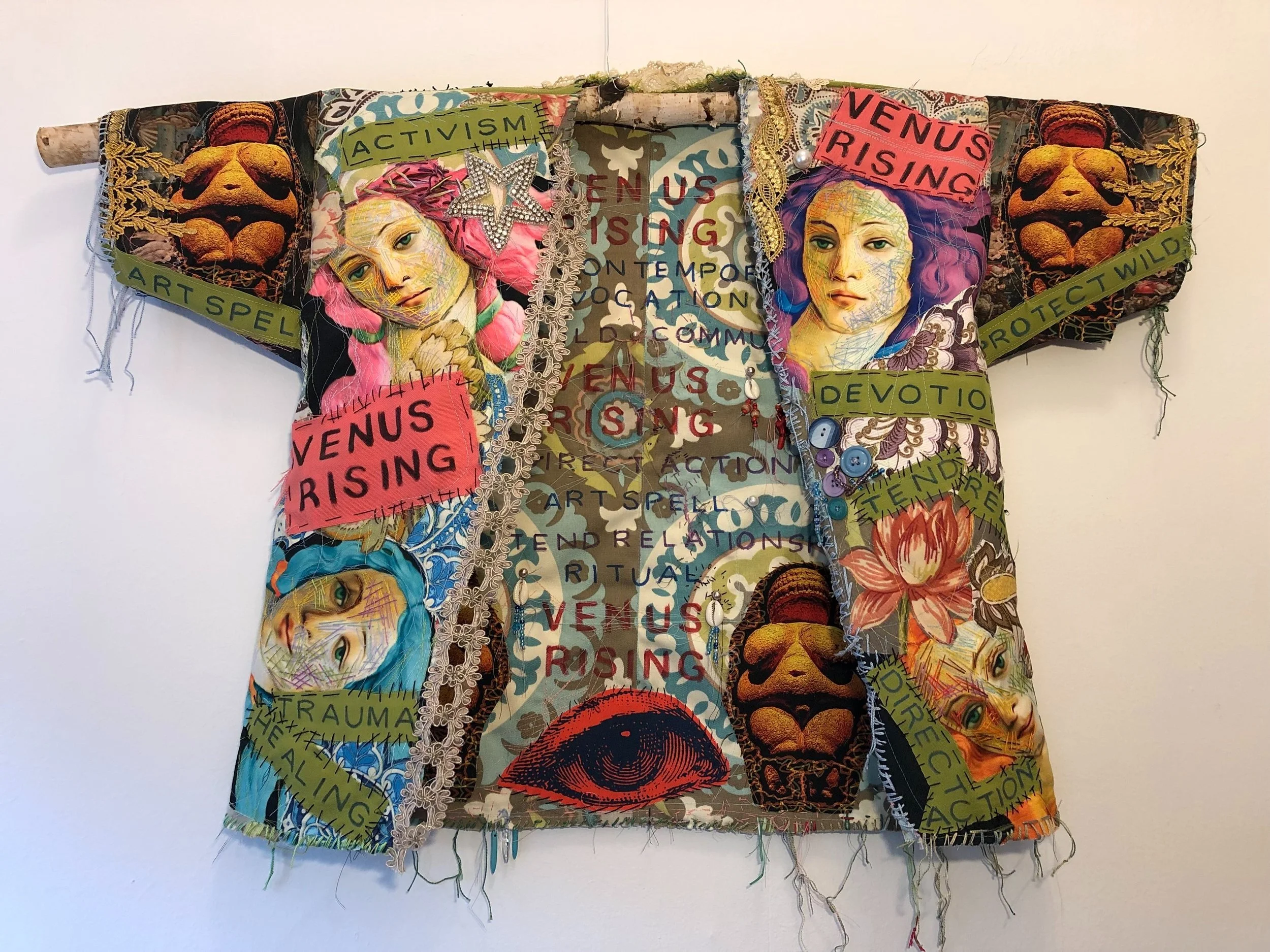 Fiber Art: Textile Collage and Sculptural Work 