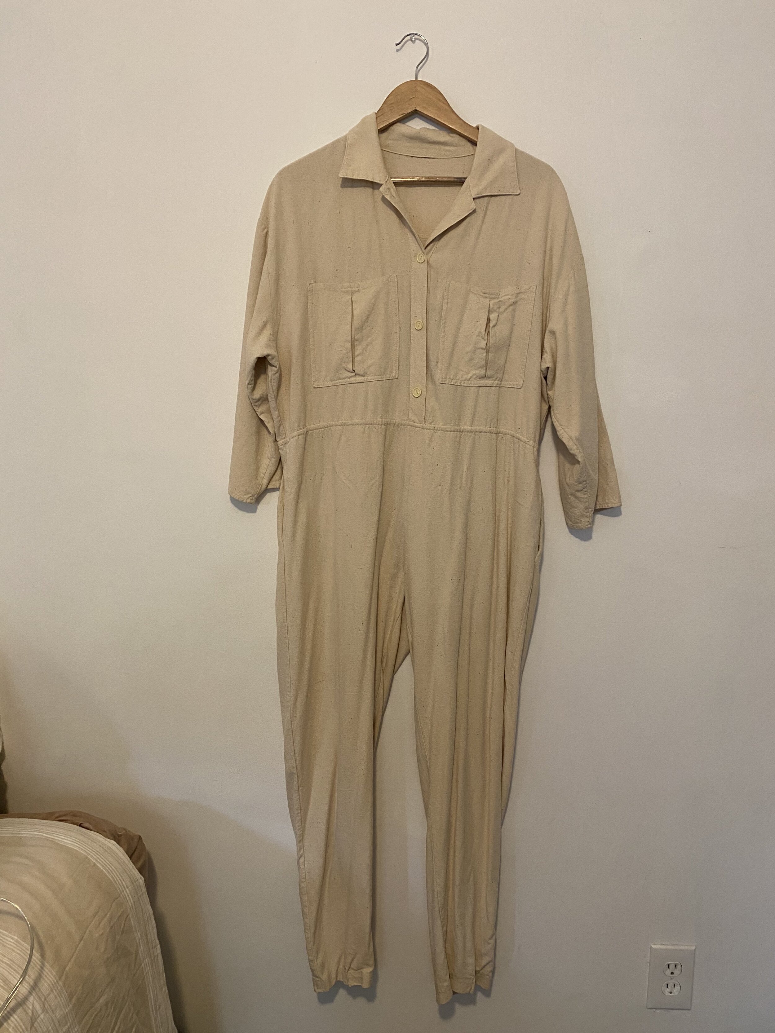 7. Linen Jumpsuit / Mixed Business / L