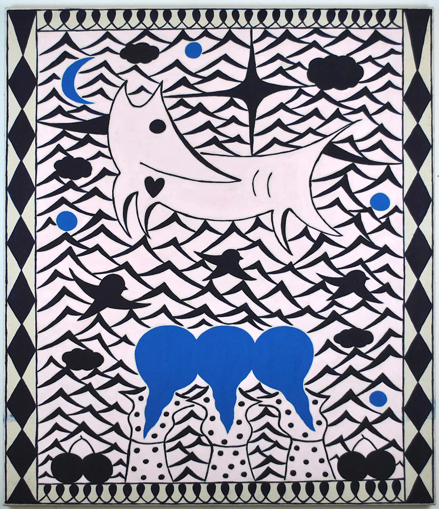 The Dog and Pony Show, 90x105 cm, Oil on canvas