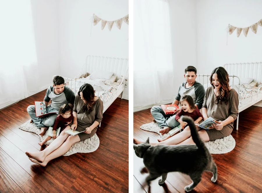 The Vargas Family // In Home Maternity Sessoin- Kandis Marino Photography©