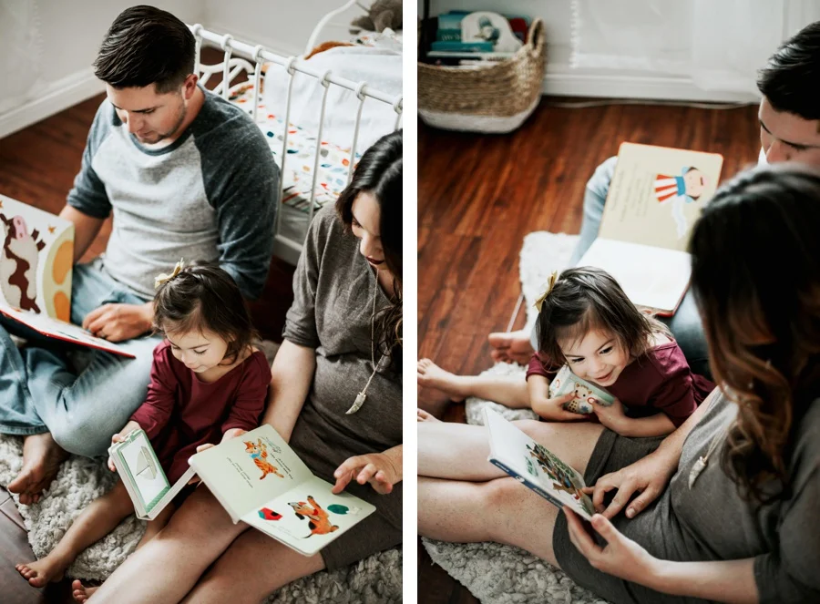 The Vargas Family // In Home Maternity Sessoin- Kandis Marino Photography©