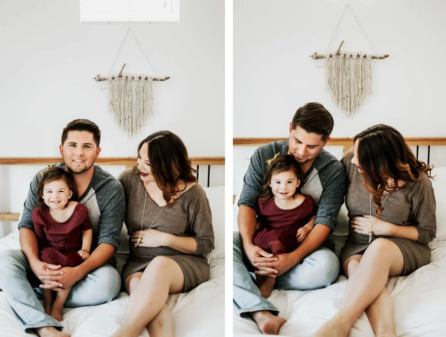 The Vargas Family // In Home Maternity Sessoin- Kandis Marino Photography©