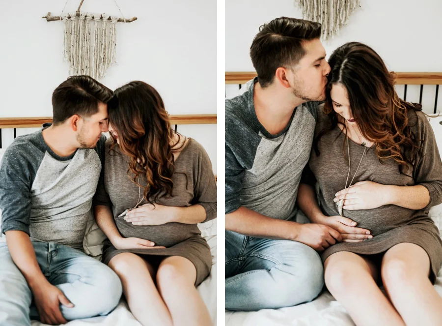 The Vargas Family // In Home Maternity Session- Kandis Marino Photography©